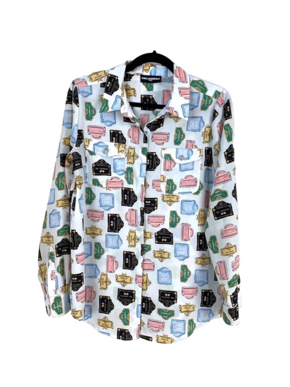 KARL LAGERFELD Paris blouses for women Sz L
